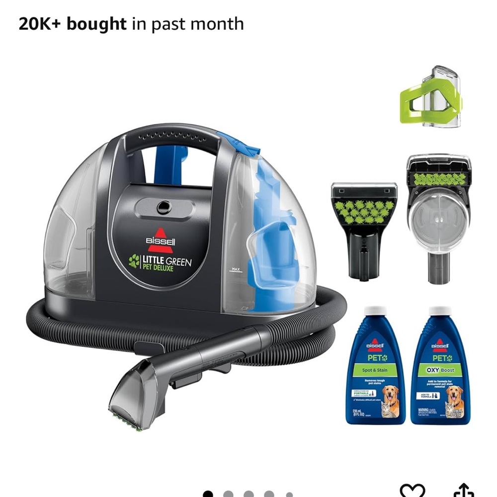 Bissell little green pet deluxe cleaner